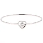 0.65 CTW DEW Mixed Shape Diamond Bracelet in Sterling Silver - Image 2
