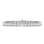 12.21 CTW DEW Marquise Diamond Station Bracelet in Sterling Silver - Image 2