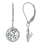 3.80 CTW Diamond Stud Earrings in 14K White Gold - Image 3