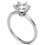 Celestial Bloom Solitaire Ring
