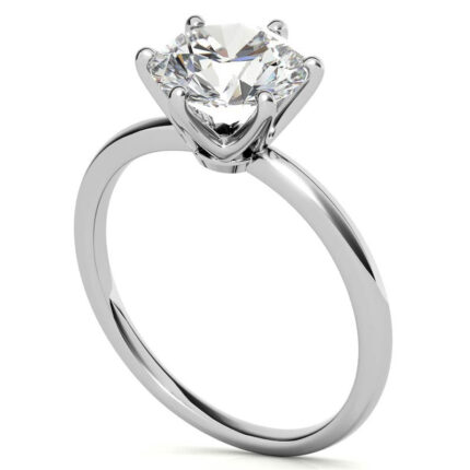 Celestial Bloom Solitaire Ring