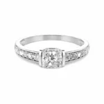 Twilight Spark Moissanite Band Ring