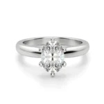 Diamond Drift Three-Stone Engagement Ring