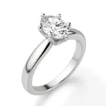 Diamond Drift Three-Stone Engagement Ring - Image 2