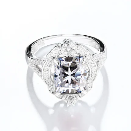 Blissfire Crown Diamond Engagement Ring