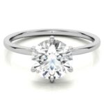 Blissfire Crown Diamond Engagement Ring