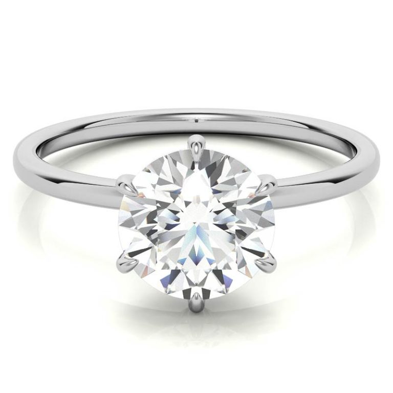 Blissfire Crown Diamond Engagement Ring