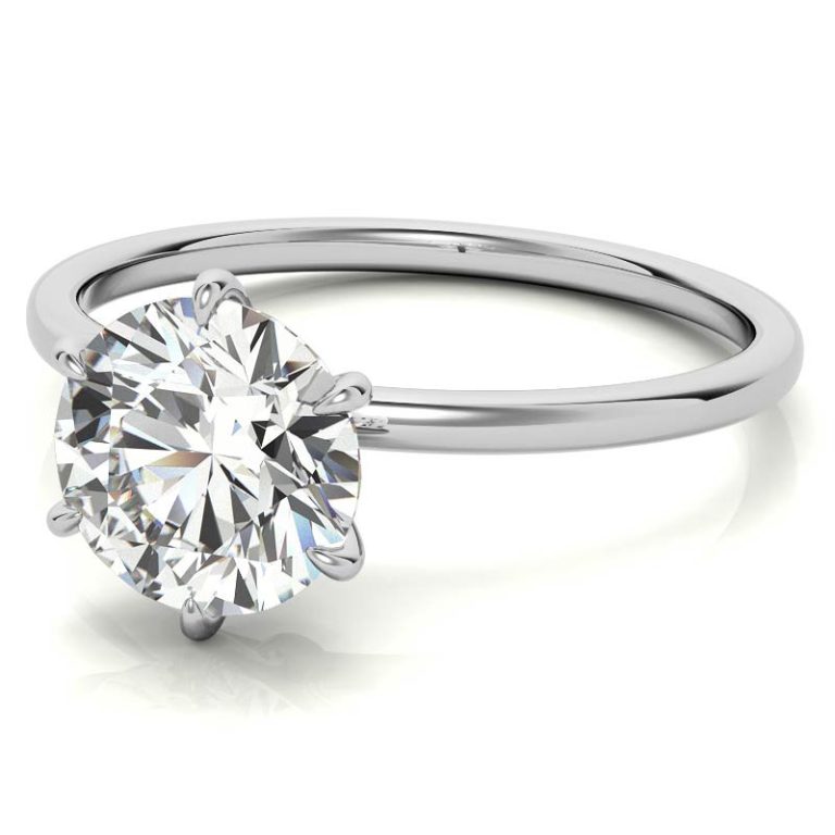Blissfire Crown Diamond Engagement Ring