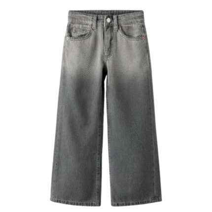 InkVibe "Ink Spill" Acid Wash Straight-Leg Jeans