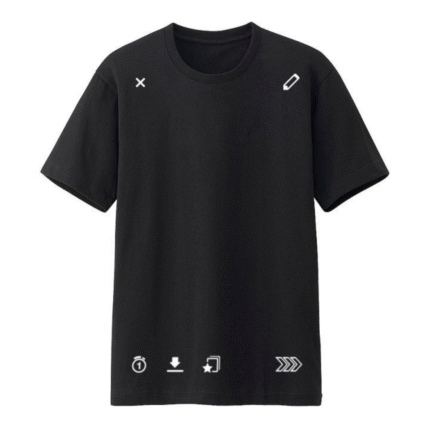 TeeVerse "Galactic Wave" Printed Cotton Tee