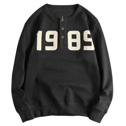 EchoWear "Signal Lost" Abstract Static Print Sweatshirt